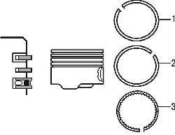 Установка поршневых колец