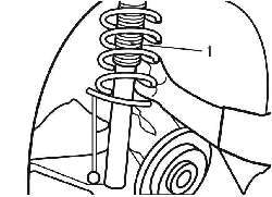 Снятие амортизаторной стойки
