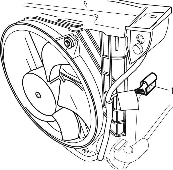 Пежо 206 схема вентилятора охлаждения