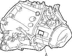 Место маркировка коробки передач ВЕ4/5