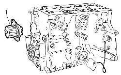 Установка насоса системы охлаждения