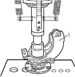 Запрессовка ступицы в поворотный кулак