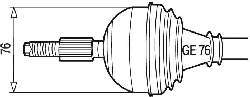 Наружный шарнир GKN