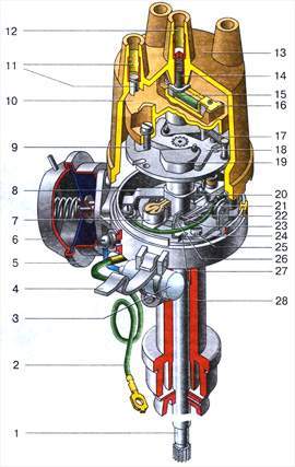 Система зажигания двигателя ВАЗ-2106