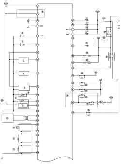 а. Монтажная схема системы управления топливной системой автомобиля Mazda 3 без иммобилайзера (часть 1)