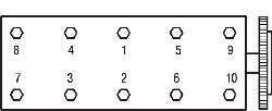 Последовательность затягивания болтов крепления головки блока цилиндров на двигателе TU5JP4
