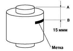 Маркировка новой втулки