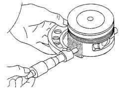 Измерение диаметра поршня