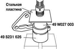 Установка нового левого пылезащитного уплотнения