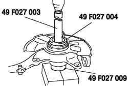 Установка нового колесного подшипника ступицы