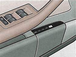 Расположение переключателя памяти положений водительского сиденья