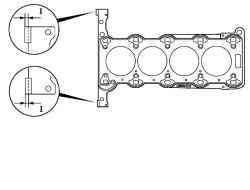 Схема установки прокладки головки блока цилиндров