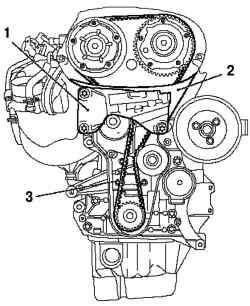 Зубчато-ременная передача бензинового двигателя Z 18 XER DOHC-I