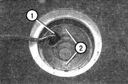 Снятие датчика уровня топлива