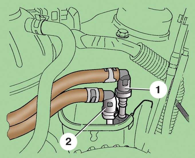 Шланг подачи топлива шкода октавия