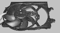 Снятие и установка электродвигателя вентилятора радиатора системы охлаждения