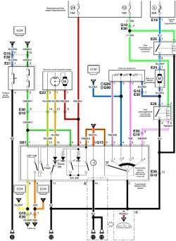 Схема системы отопления и кондиционирования воздуха