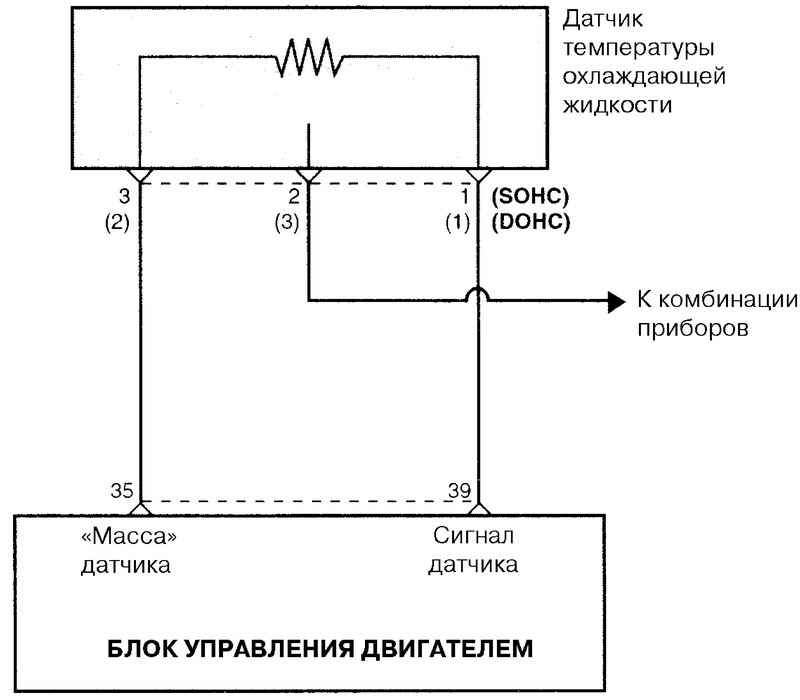 Схема датчика температуры