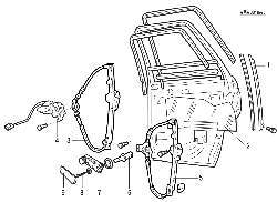 Стеклоподъемник задней двери