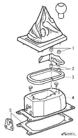 Детали корпуса рычага переключения передач