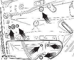 Снятие стеклоподъемника задней двери