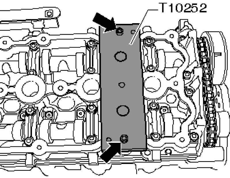 Снятие и установка фазовращателя Volkswagen - Passat B6
