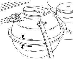 Расширительный бачок системы охлаждения
