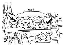 Направляющие болты, используемые при установке головки блока цилиндров