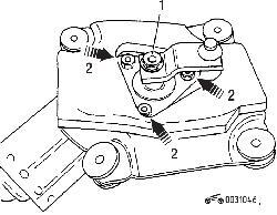 Крепление электродвигателя стеклоочистителя