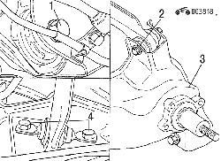 Детали крепления продольного рычага