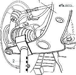 Место установки опоры под рычаг подвески