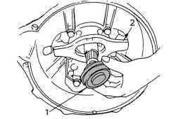 Снятие и установка подшипника выключения сцепления